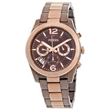 Fossil Perfect Boyfriend Multifunction Brown Dial Ladies Watch ES4284 - Watches of Australia