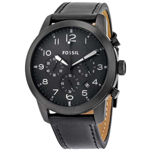 Fossil Pilot 54 Black Dial Men's Chronograph Watch FS5157 - Watches of Australia