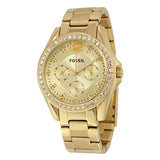 Fossil Riley Multi-Function Champagne Dial Ladies Watch #ES3203 - Watches of Australia