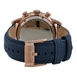Fossil Townsman Chronograph Navy Dial Navy Leather Men's Watch FS4933 - Watches of Australia #3