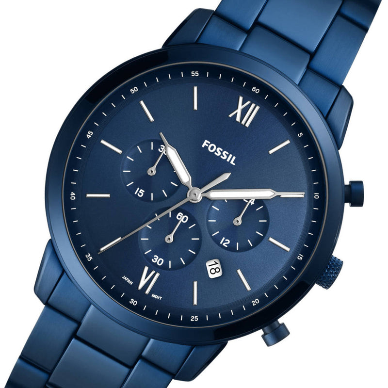 Fossil Neutra Ocean Blue Chronograph Men's Watch FS5826