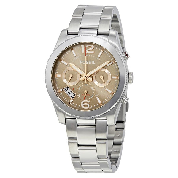 Fossil Perfect Boyfriend Taupe Dial Ladies Watch ES4146 - Watches of Australia