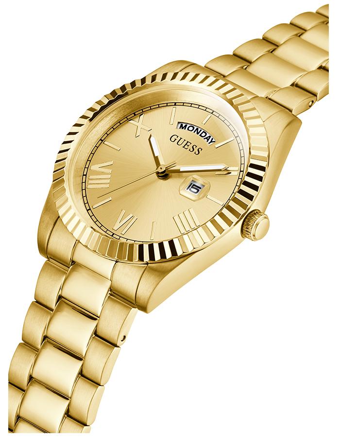 Guess Connoisseur Gold Tone Stainless Steel Watch GW0265G2 - Watch