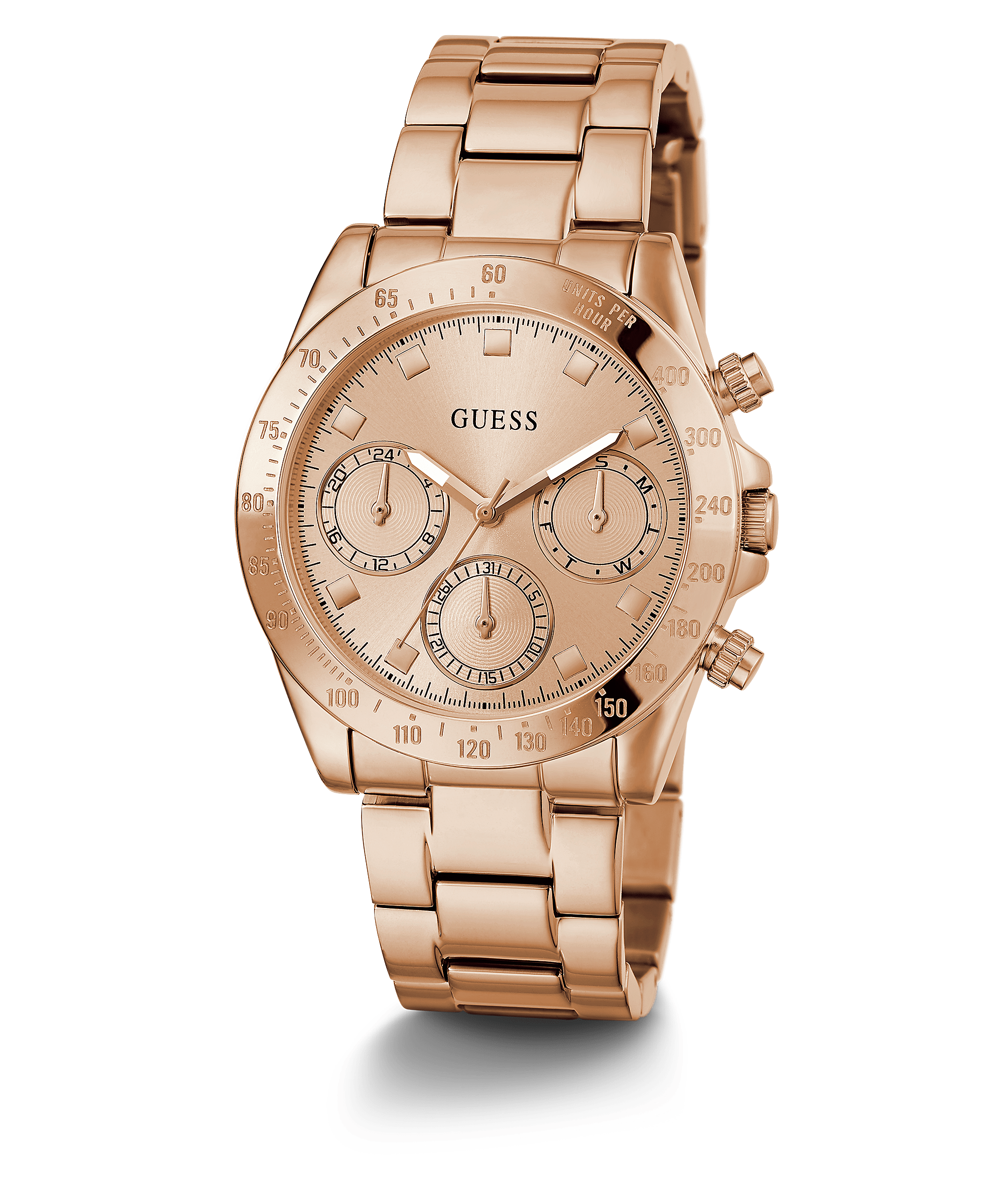 Guess Eclipse Rose Gold Tone Unisex Watch GW0314L3 - Watch