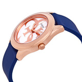 Guess G-Twist Silver Dial Blue Silicone Ladies Watch W0911L6 - The Watches Men & CO #2