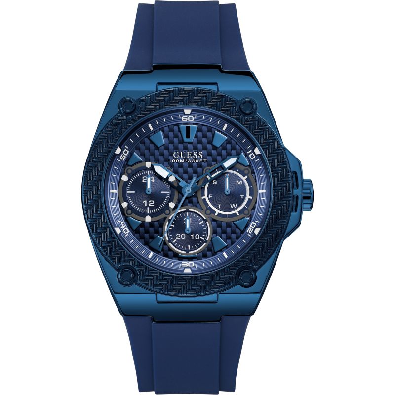Guess Legacy Quartz Blue Dial Men’s Watch W1049G7 - Watch
