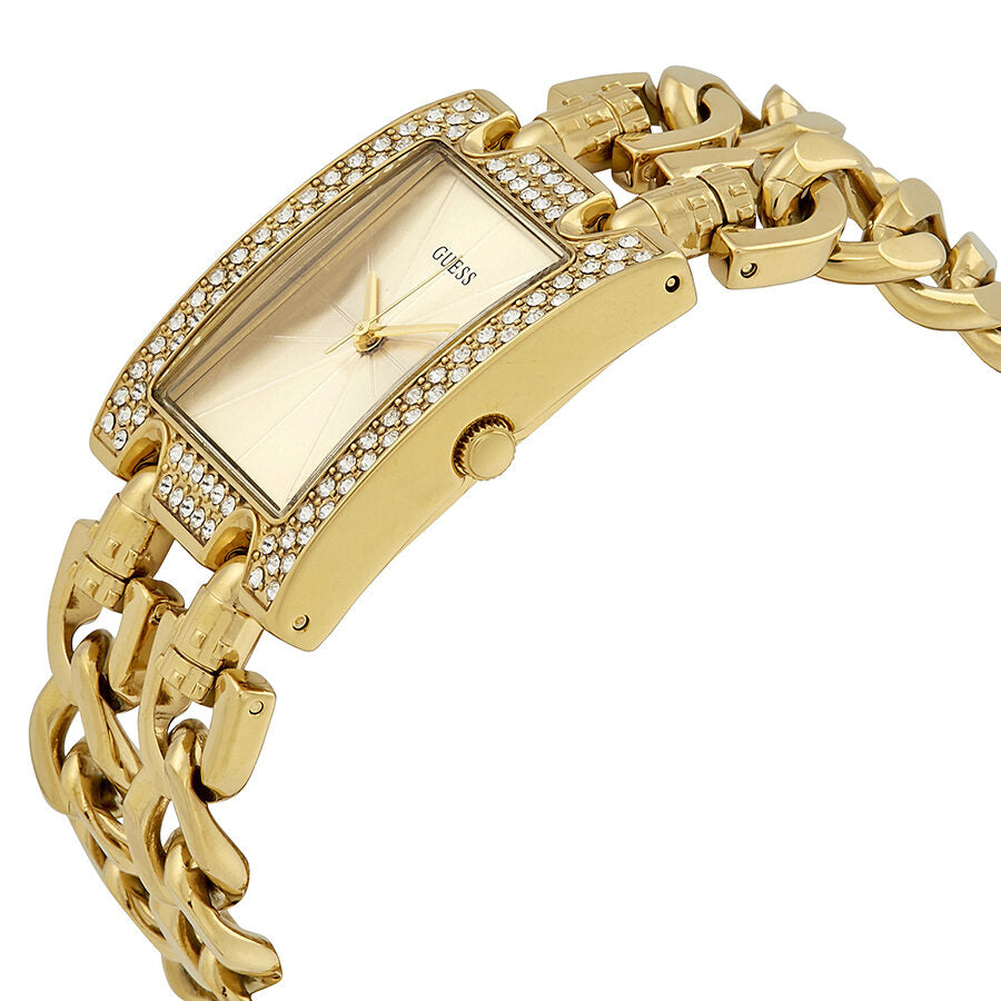 Guess Mod Gold Sunray Dial Ladies Bangle Watch W0072L1 - The Watches Men & CO #2