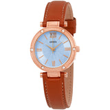 Guess Park Ave South Crystal Blue Dial Ladies Watch W0838L2 - The Watches Men & CO