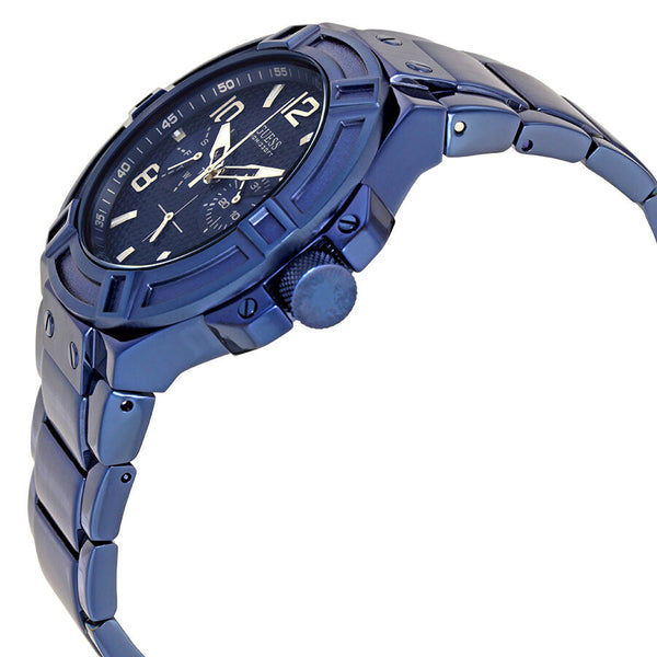 Guess Rigor Multi-Function Blue Dial Men's Watch W0218G4 - Watches of Australia #2