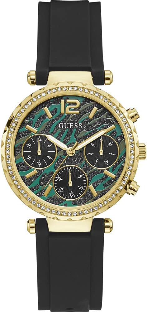 Guess Solstice Green Dial Women’s Watch GW0113L1 - Watch