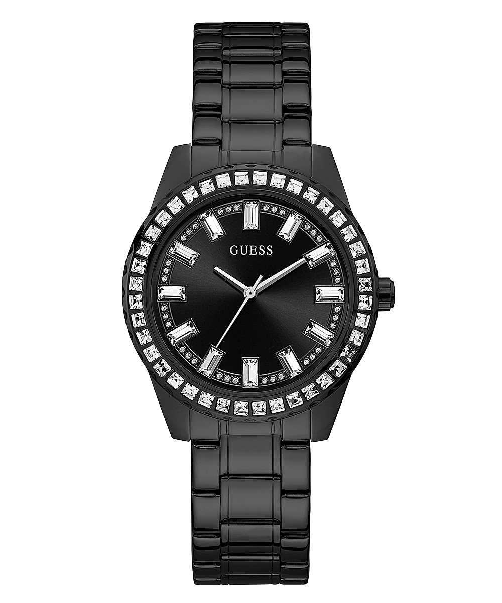 Guess Sparkler Black Stainless Steel Women’s Watch GW0111L4 - Watch