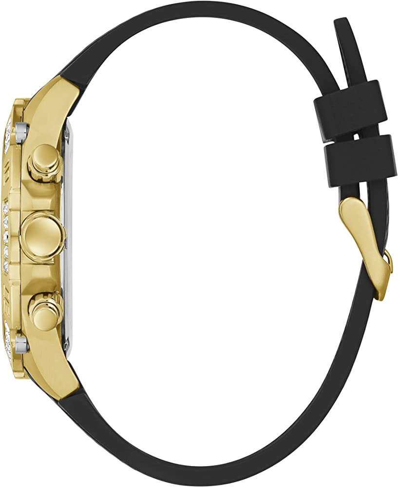 Guess Tachymeter Gold Tone Case Men’s Watch GW0333G2 - Watch