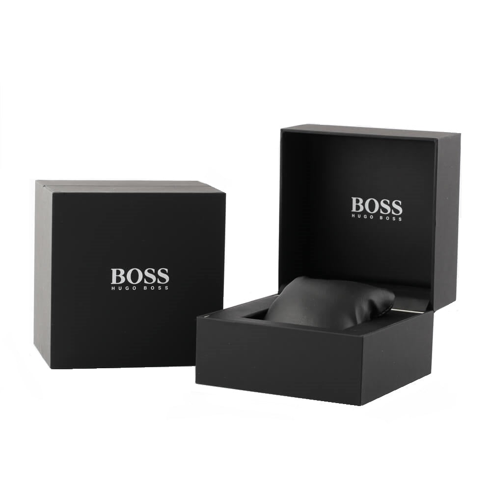 Hugo Boss Ocean Edition Chronograph Black Dial Gold Men's Watch 1513703
