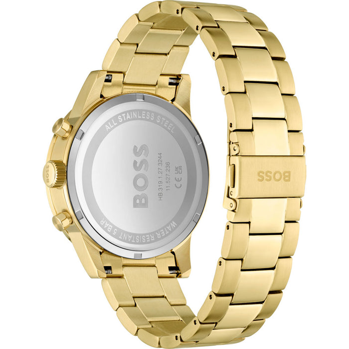 Hugo Boss Allure Green Dial Gold Men's Watch 1513923