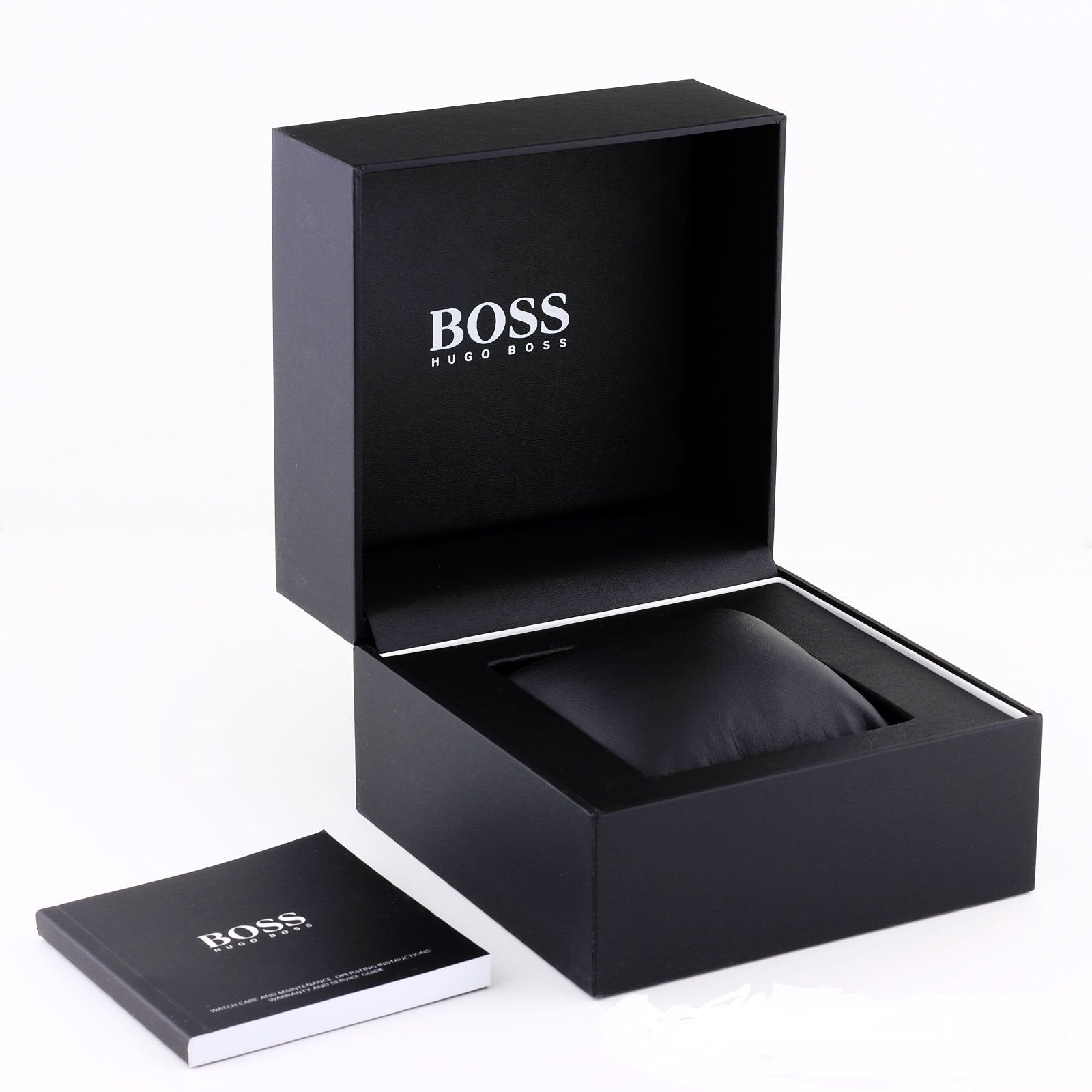 Hugo Boss Grand Prix watch in black brand box with documentation