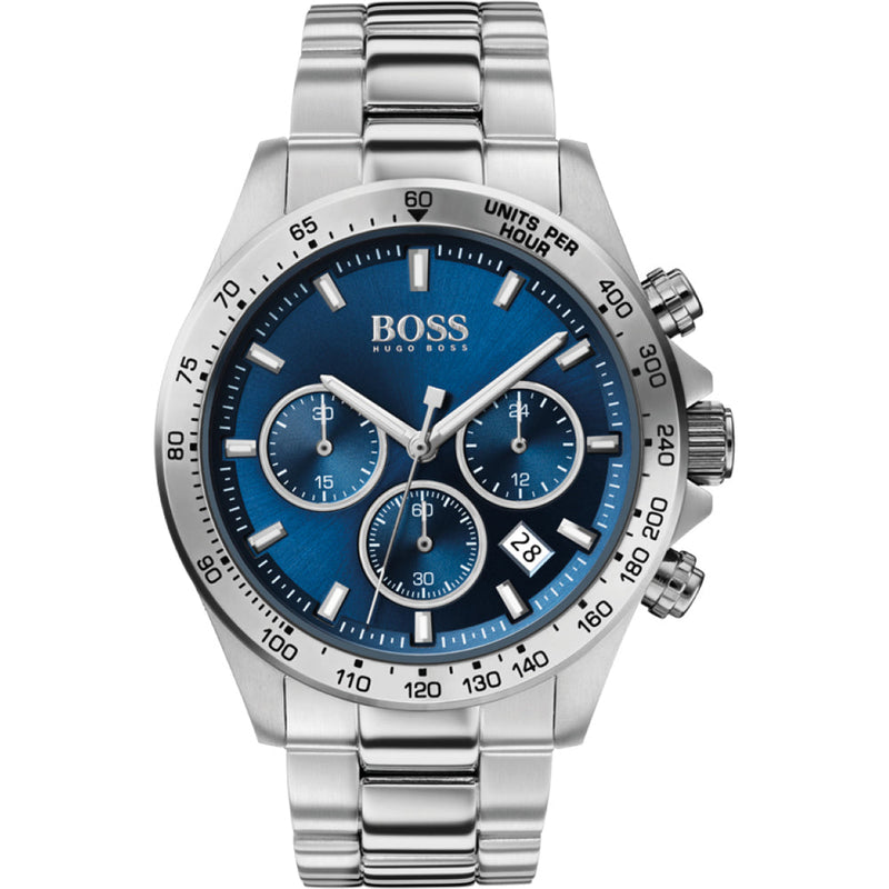 Hugo Boss Hero Silver Chronograph Men's Watch  1513755 - Watches of Australia