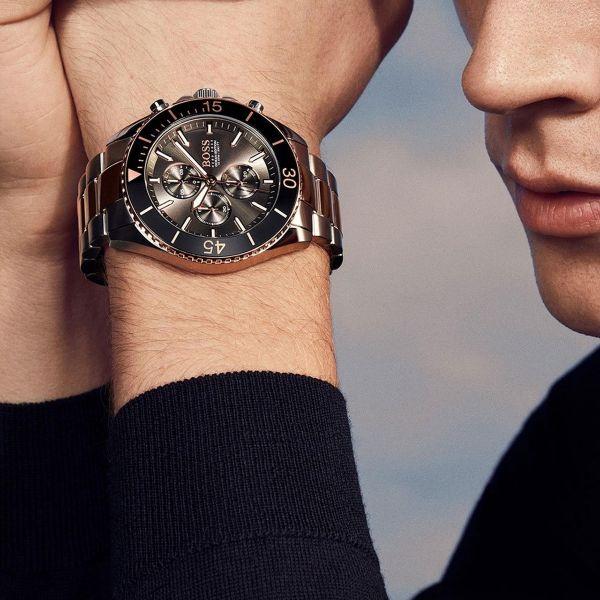 Hugo Boss Ocean Edition Chronograph Two-Tone Men's Watch 1513705