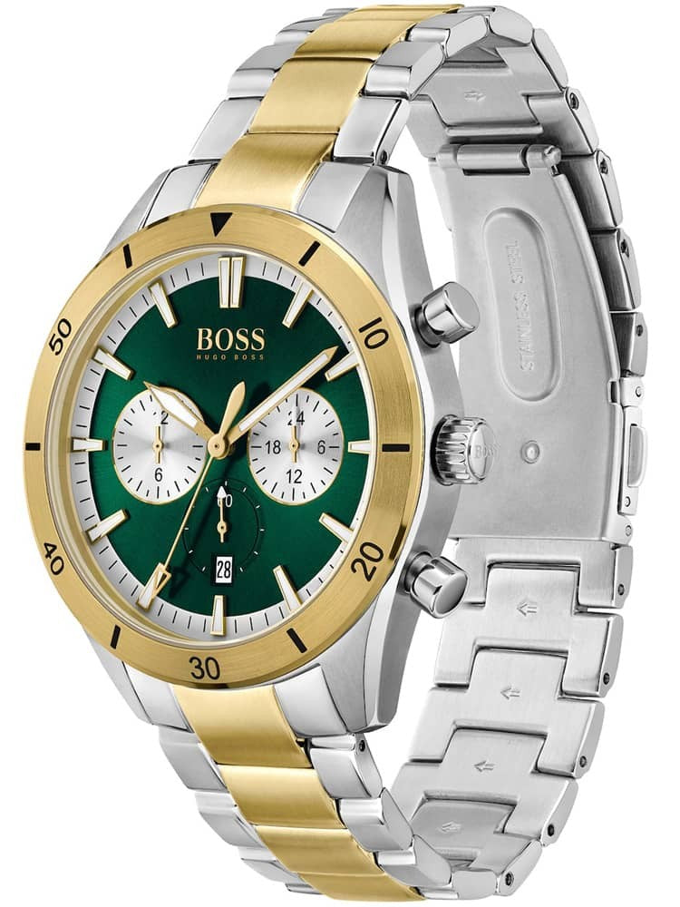 Hugo Boss Santiago Two Tone Chronograph Men's Watch 1513872