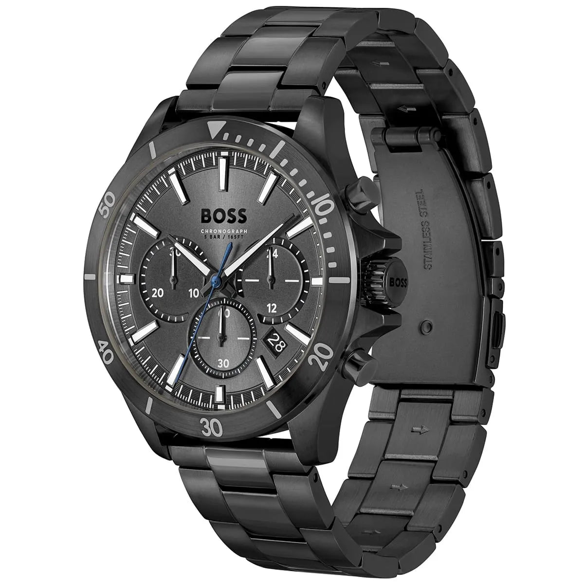 Hugo Boss Troper Chronograph Black Dial Men's Watch - 1514058