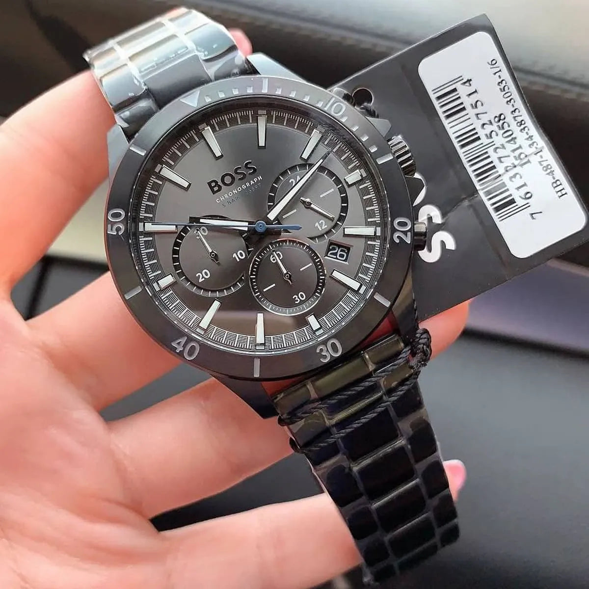 Hugo Boss Troper Chronograph Black Dial Men's Watch - 1514058