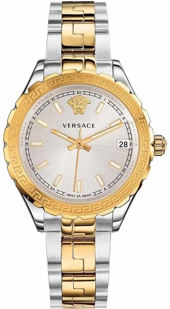 Versace Hellenyium Quartz Silver Dial Ladies Watch V12030015