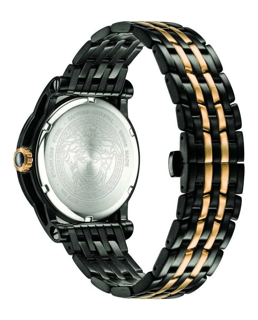 Versace Ion Plated Black Men's Watch VERD01119
