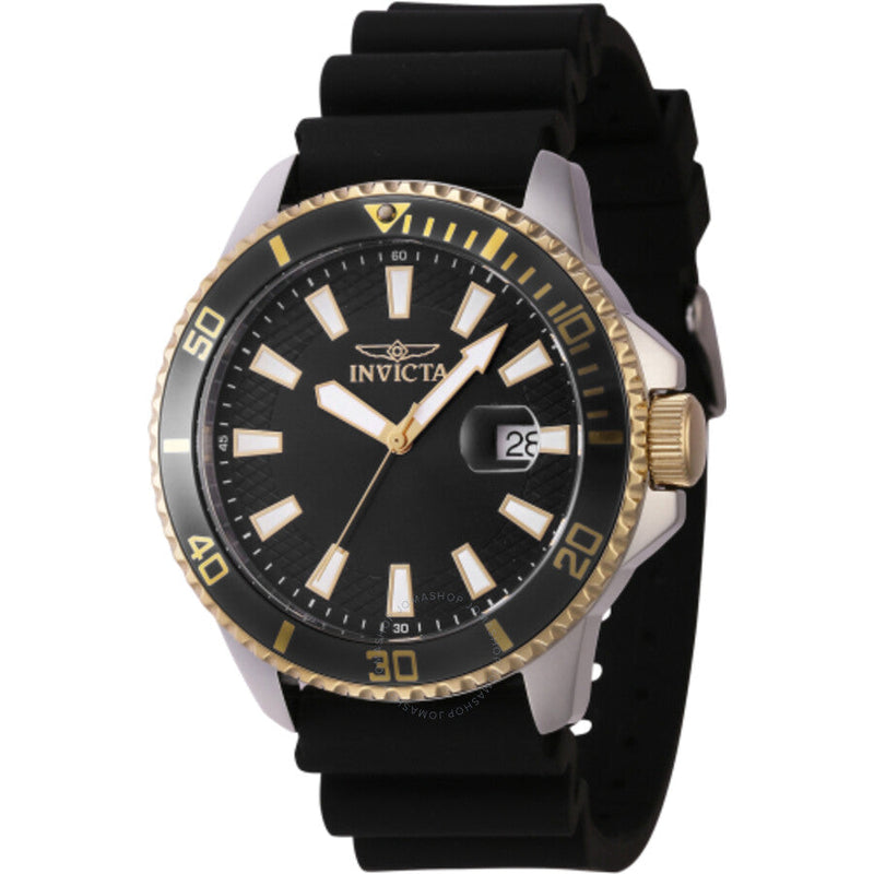 Invicta Pro Diver Quartz Black Dial Men's Watch 46132