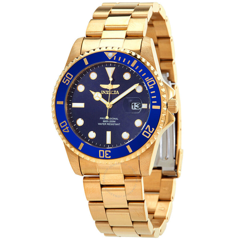 Invicta Pro Diver Quartz Blue Dial Men's Watch 33270 - Watches of Australia