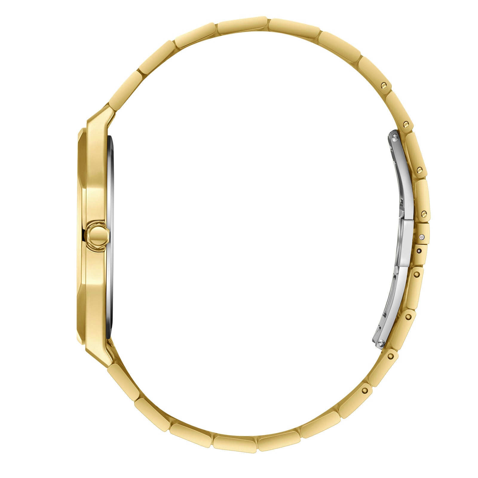 Lee Cooper gold bracelet with link design and crown detail
