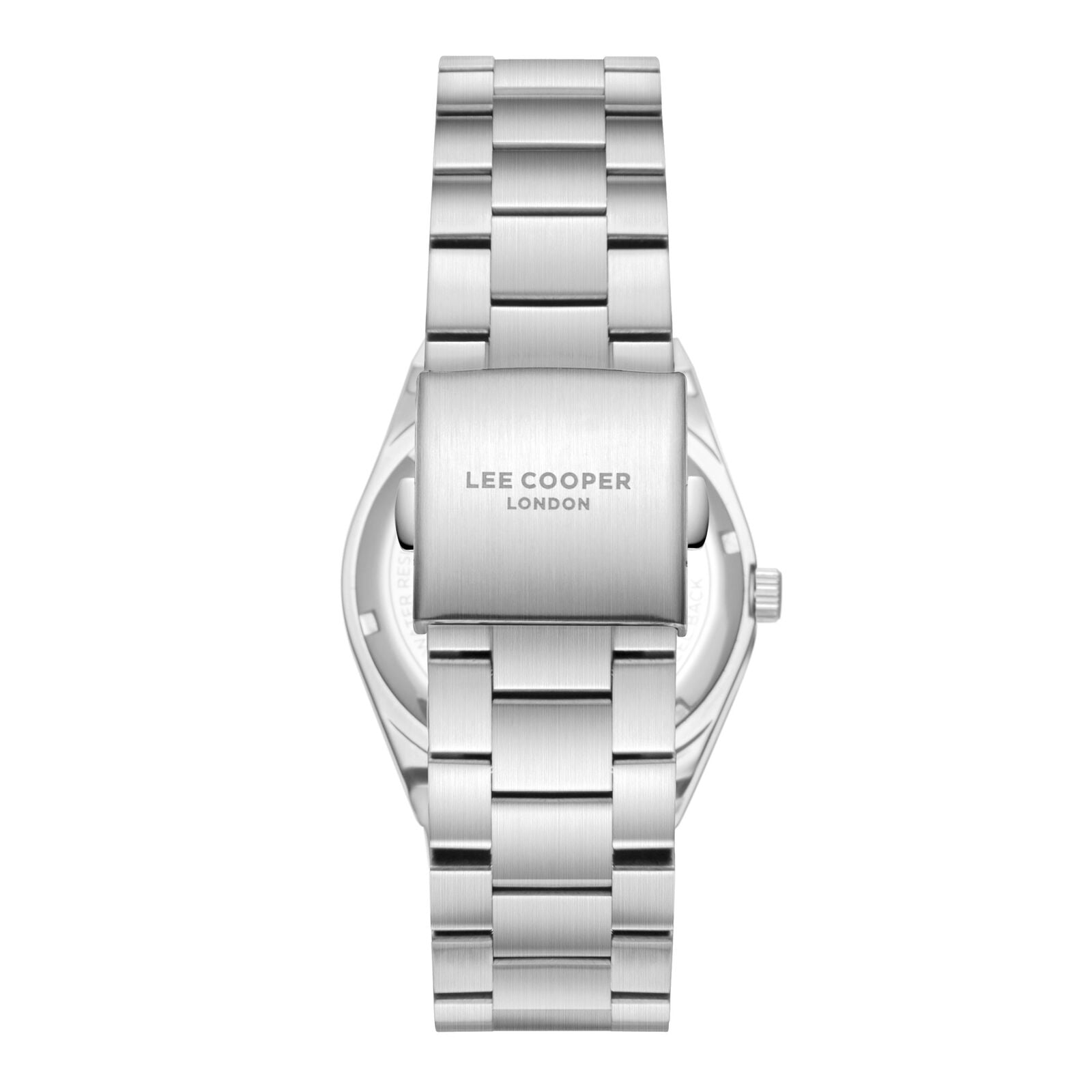 Lee Cooper Business Date Window Blue Dial Silver Watch - LC08284.390