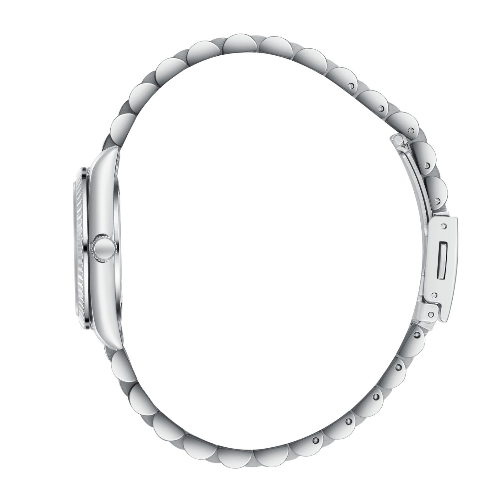 Lee Cooper Fashion White Dial Two Tone Watch - LC08303.220