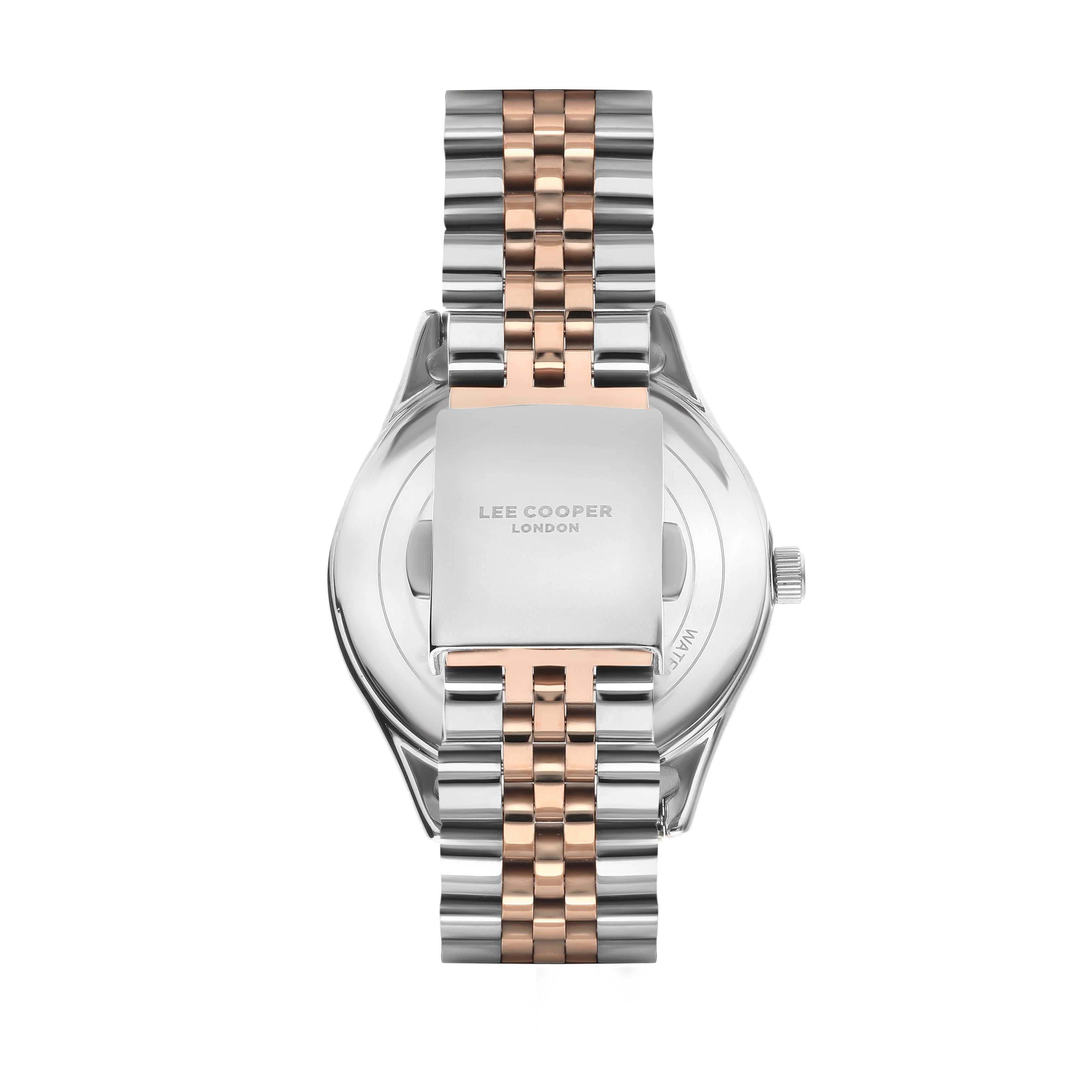 Lee Cooper Women Metal Silver & Rose Gold Strap Analog Watch – LC07310.550 - Watch