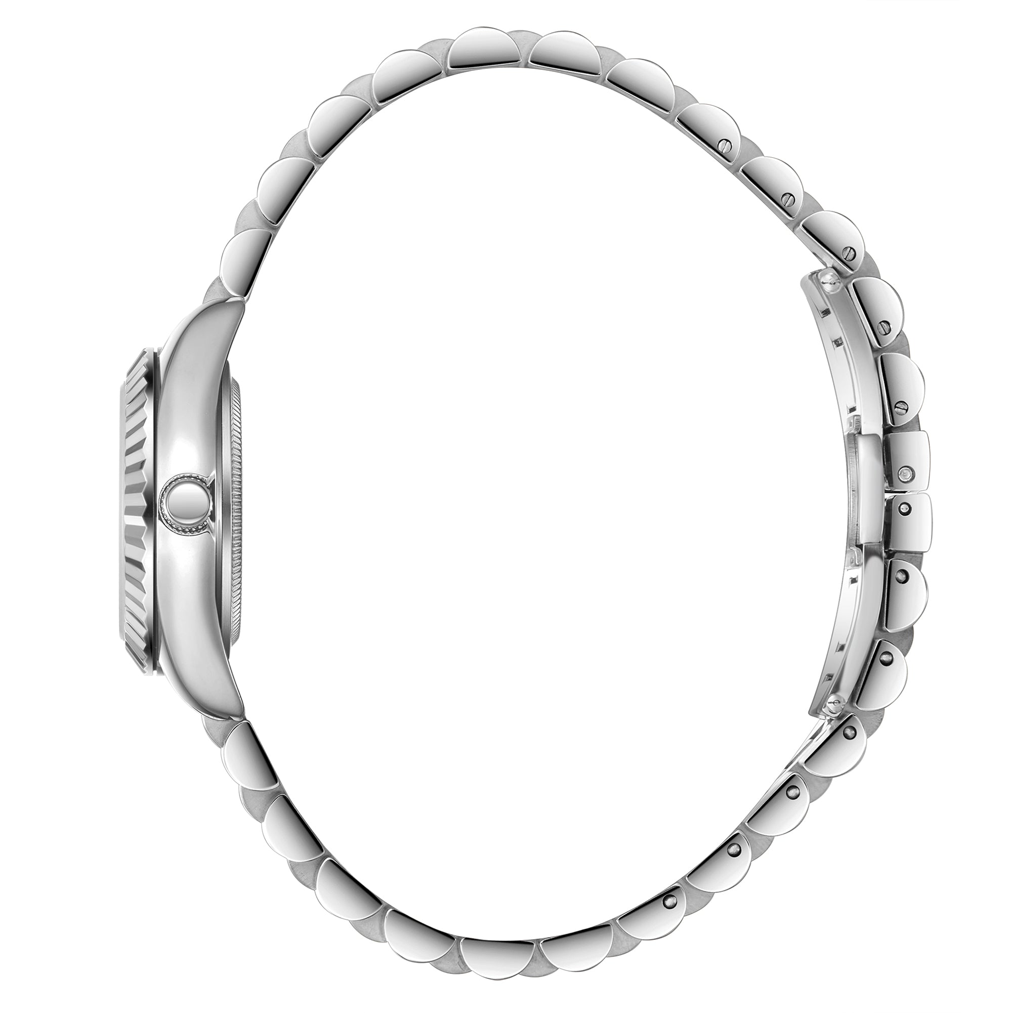 Lee Cooper 28MM Silver Analog Metal Strap Watch – LC07956.350