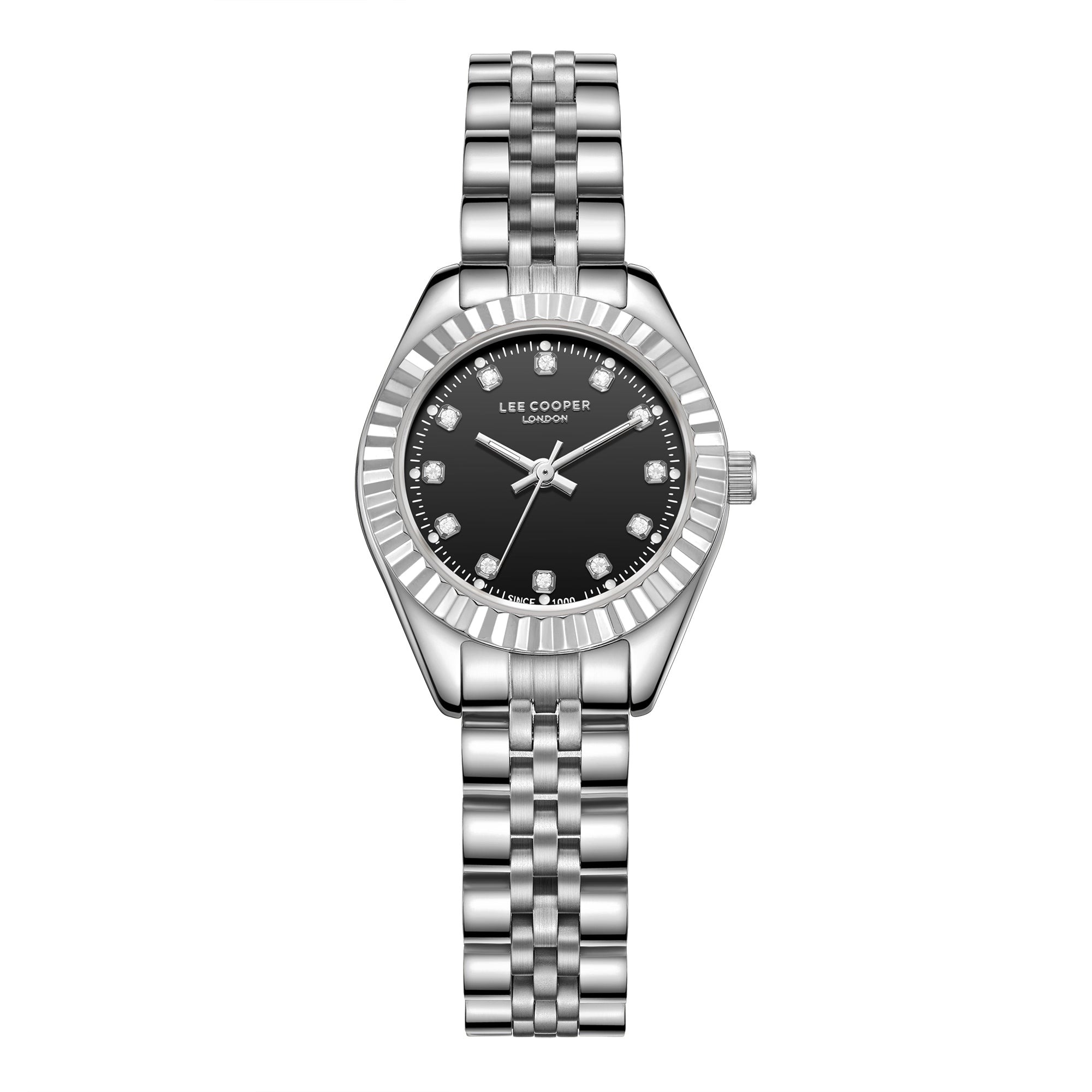 Lee Cooper Women’s 28 MM Silver Analog Metal Strap Watch – LC07956.350 - Watch