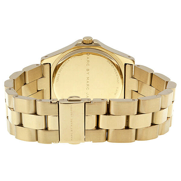 Marc by Marc Jacobs Blade Gold Dial Gold-tone Ladies Watch MBM3126 - The Watches Men & CO #3