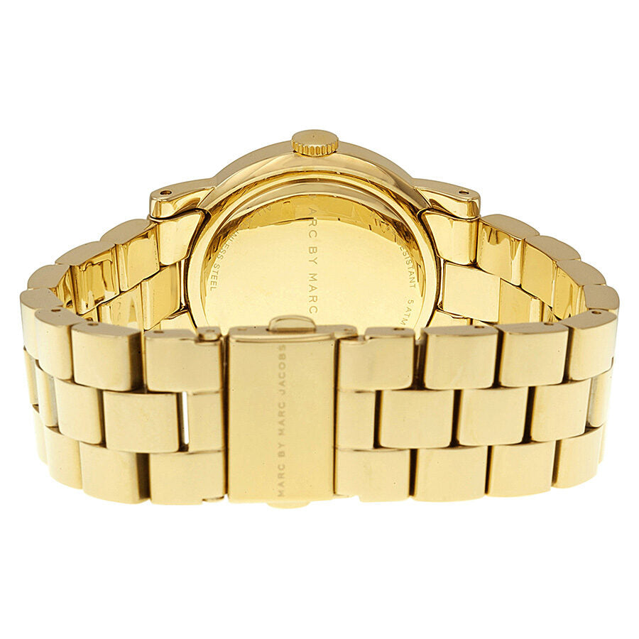 Marc By Marc Jacobs Amy Dexter Gold dial Gold-tone Ladies Watch - MBM3215