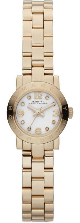 Marc By Marc Jacobs Amy Dinky White Dial Gold-tone Stainless Steel Ladies Watch MBM3226 - Watches of Australia