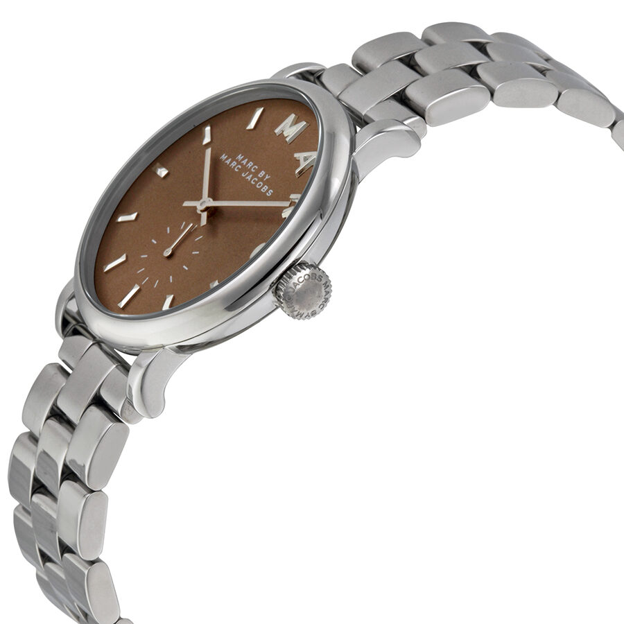 Marc by Marc Jacobs Baker Brown Dial Stainless Steel Ladies Watch MBM3329 - Watches of Australia #2
