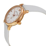 Marc by Marc Jacobs Baker White Dial White Leather Band Ladies Watch MBM1284 - The Watches Men & CO #2