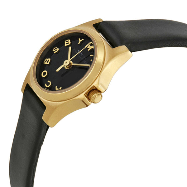 Marc by Marc Jacobs Black Dial Black Leather Ladies Watch MBM1240 - Watches of Australia #2