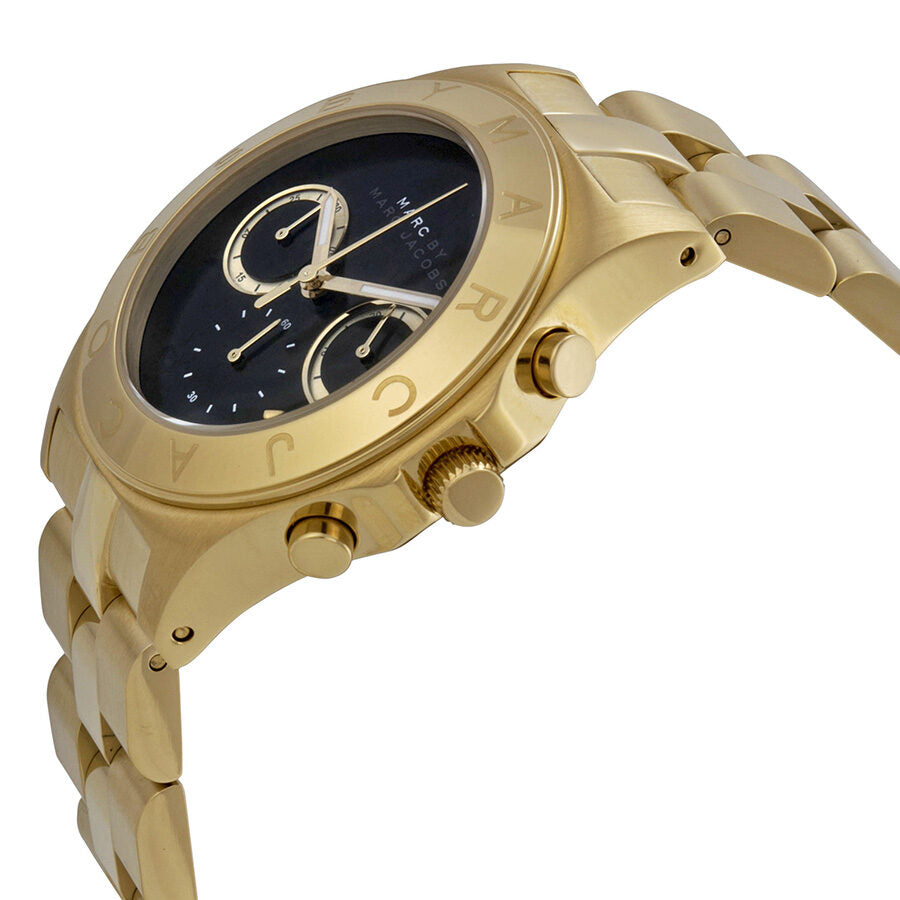 Marc by Marc Jacobs Blade Black Dial Gold Tone Ladies Watch MBM3309 - Watches of Australia #2