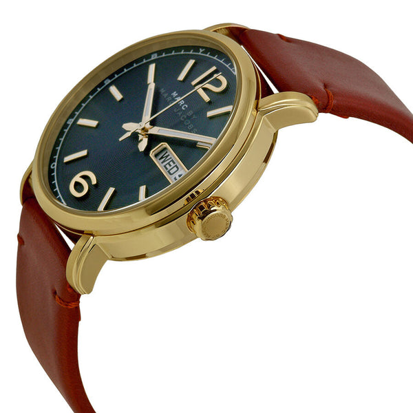 Marc by Marc Jacobs Fergus Green Dial Brown Leather Men's Watch MBM5077 - Watches of Australia #2