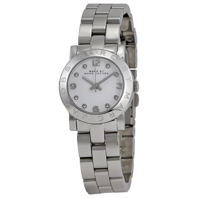 Marc by Marc Jacobs Mini Amy White Dial Ladies Watch MBM3055 - The Watches Men & CO