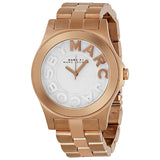 Marc by Marc Jacobs Rivera White Dial Rose Gold Ion-plated Unisex Watch MBM3135 - Watches of Australia