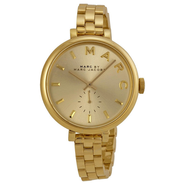 Marc Jacobs Sally Champagne Dial Gold 36mm Ladies Watch  MBM3363 - Watches of Australia