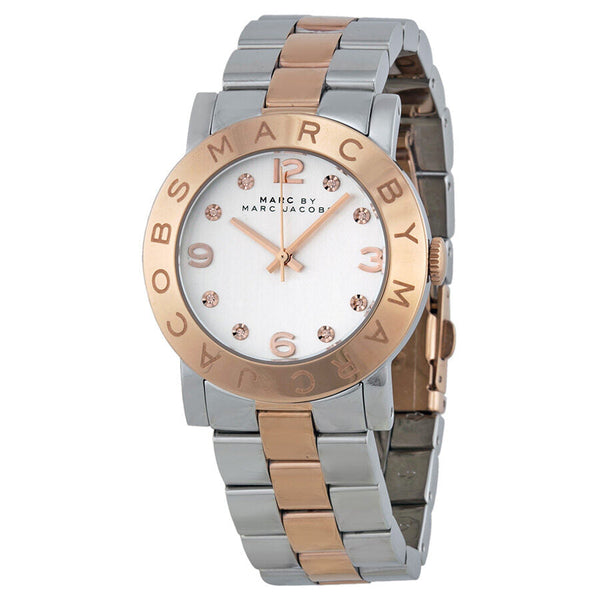 Marc by Marc Jacobs Silver Dial Two-tone Ladies Watch MBM3194 - Watches of Australia