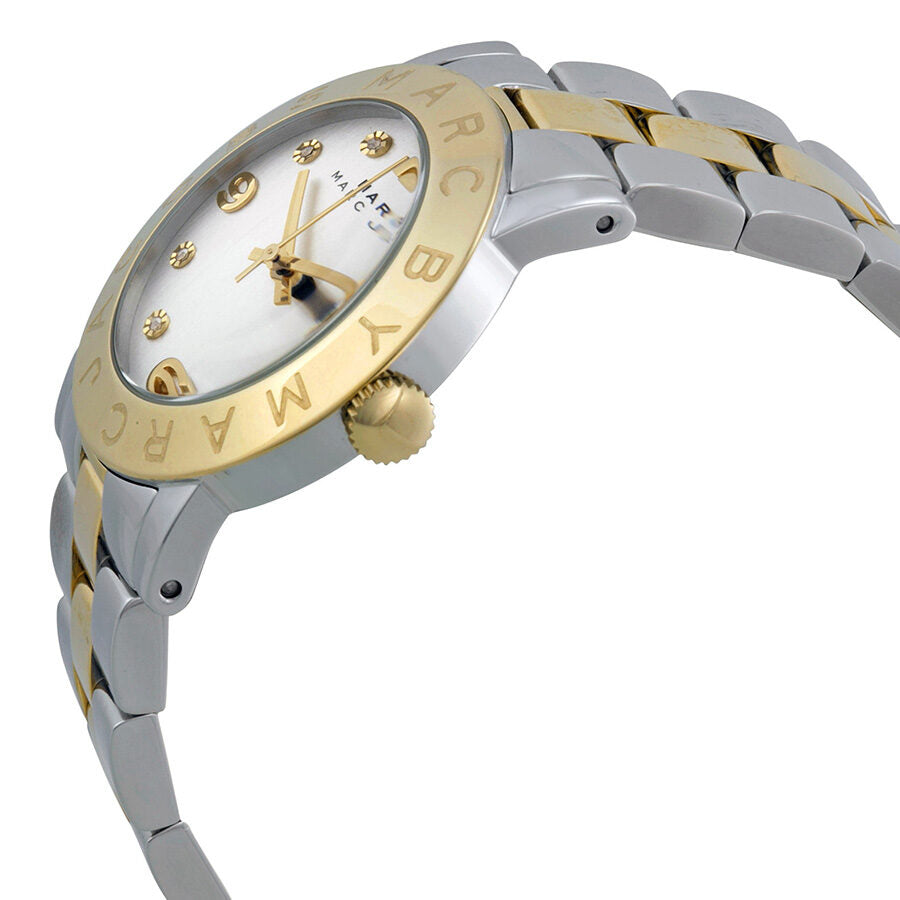 Two tone marc jacobs watch sale