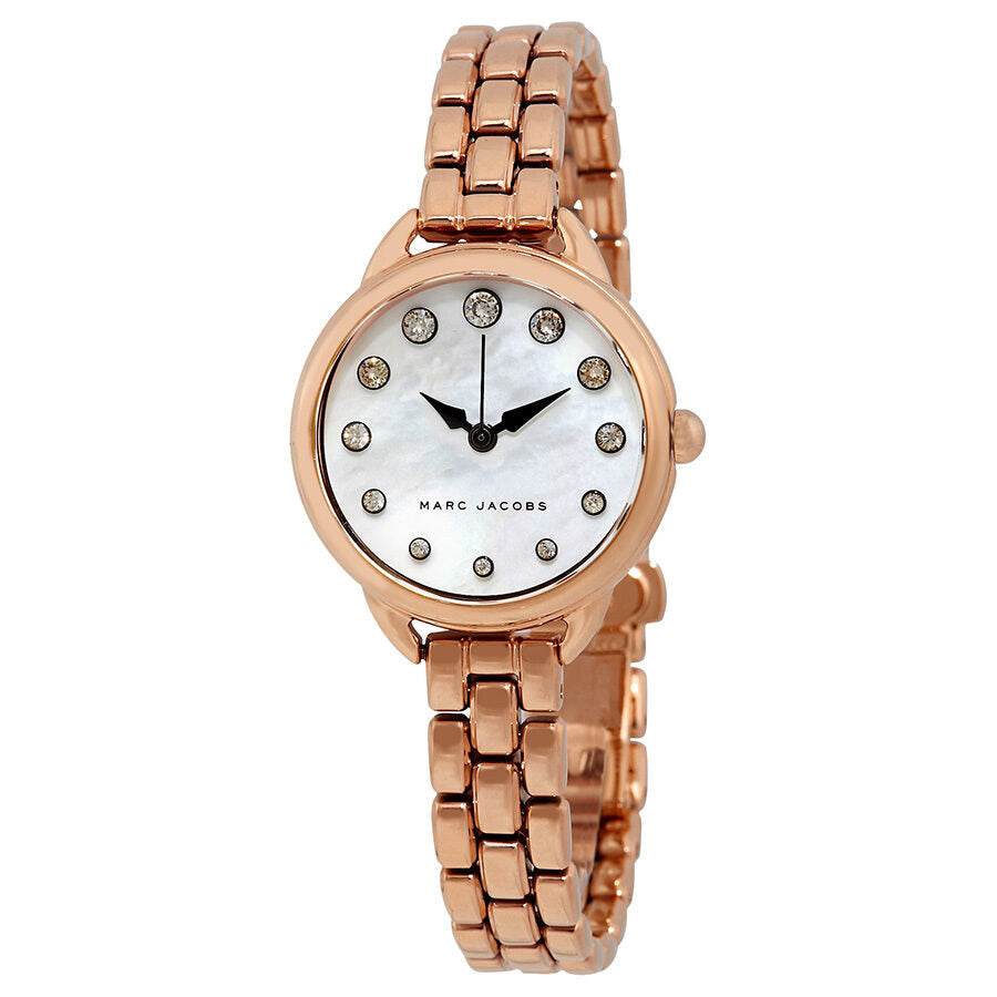 Marc Jacobs Betty Mother Of Pearl Dial Rose Gold Watch MJ3511