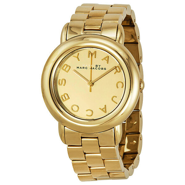 Marc by Marc Jacobs Marci Gold Dial Gold Ion-plated Ladies Watch MBM3098 - Watches of Australia