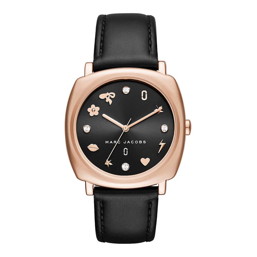 Marc Jacobs Womens 'Mandy' Quartz Stainless Steel and Leather Watch  MJ1565 - Watches of Australia